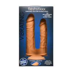 10X Silexpan Vibrating 6 and 7 Inch Double Dildo
