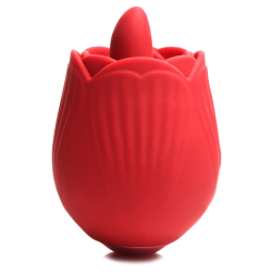 10X French Rose Licking and Vibrating Stimulator