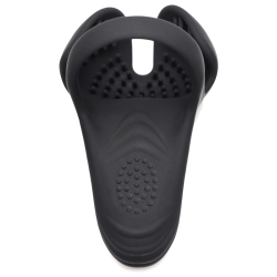 10X Vibrating Silicone Cock Ring with Taint Stim and Remote