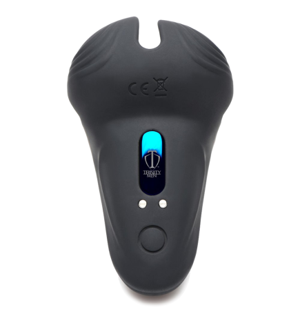 10X Vibrating Silicone Cock Ring with Taint Stim and Remote