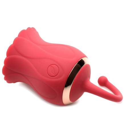 Royalty Rose Textured Suction Clit Stimulator