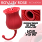 Royalty Rose Textured Suction Clit Stimulator