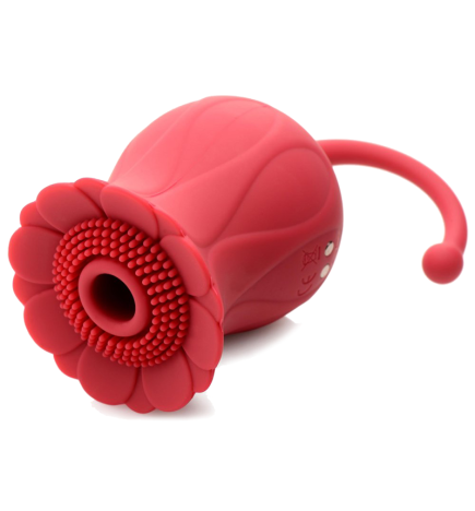 Royalty Rose Textured Suction Clit Stimulator