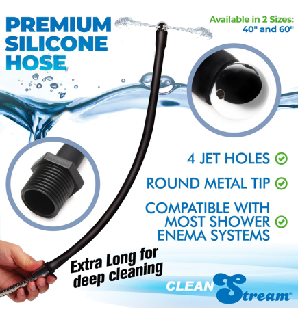 Premium Silicone Enema Hose