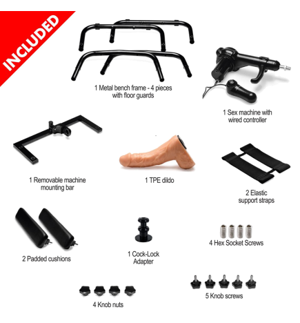 Deluxe Bangin Bench with Sex Machine