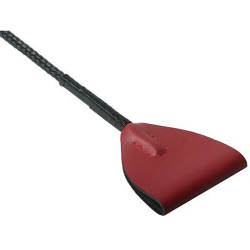 Strict Leather Red Leather Riding Crop