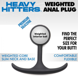 Premium Silicone Weighted Anal Plug