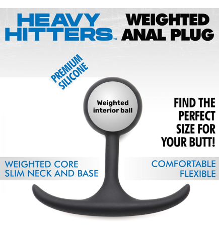 Premium Silicone Weighted Anal Plug