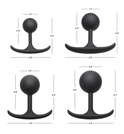 Premium Silicone Weighted Anal Plug