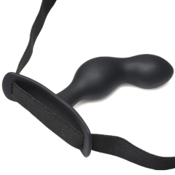 P-Spot Plugger 28X Silicone Prostate Plug with Comfort Harness