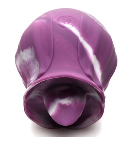10X Purple Twirl Silicone Licking Rose