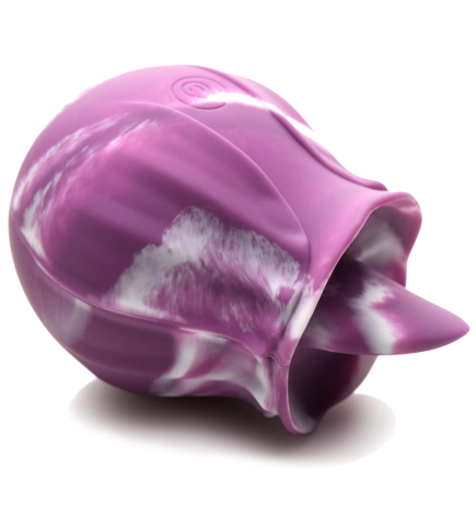 10X Purple Twirl Silicone Licking Rose