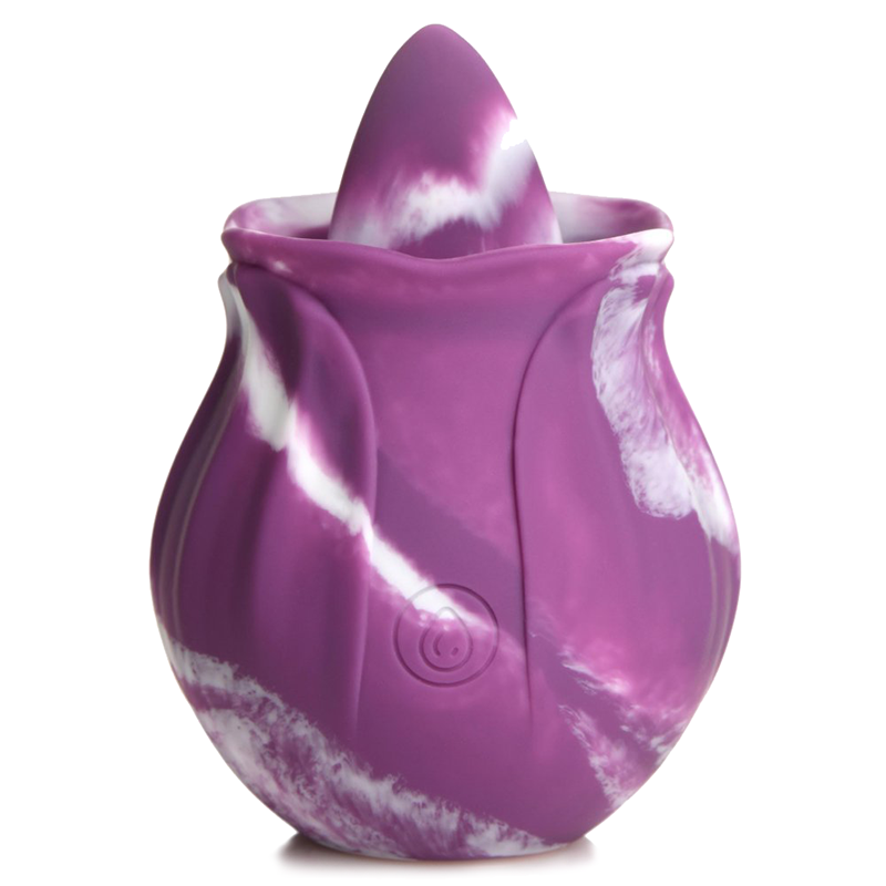 10X Purple Twirl Silicone Licking Rose 10X Purple Twirl Silicone Licking Rose