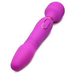 Ultra Thrust-Her Deluxe Thrusting and Vibrating Silicone Wand