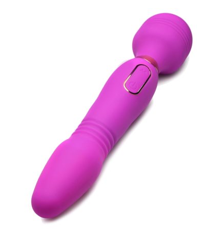 Ultra Thrust-Her Deluxe Thrusting and Vibrating Silicone Wand