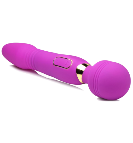 Ultra Thrust-Her Deluxe Thrusting and Vibrating Silicone Wand