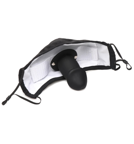 Mouth-Full Dildo Gag Face Mask
