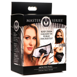 Mouth-Full Dildo Gag Face Mask