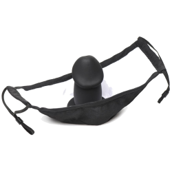 Mouth-Full Dildo Gag Face Mask