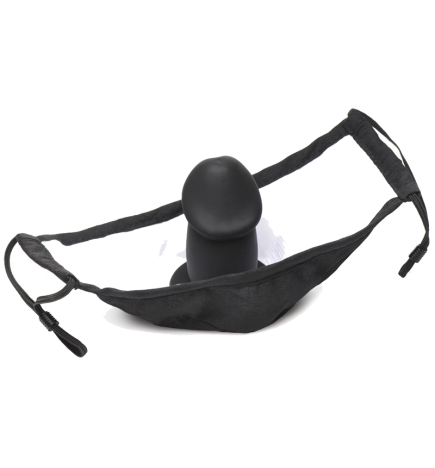 Mouth-Full Dildo Gag Face Mask