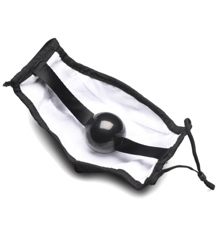 Under Cover Ball Gag Face Mask