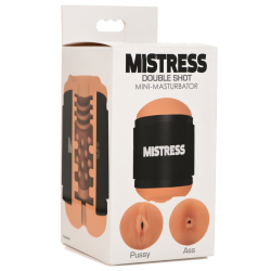 Double Shot Pussy and Ass Stroker - Medium