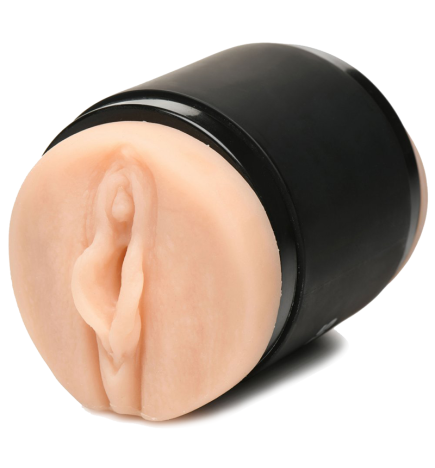 Double Shot Mouth and Pussy Stroker - Light