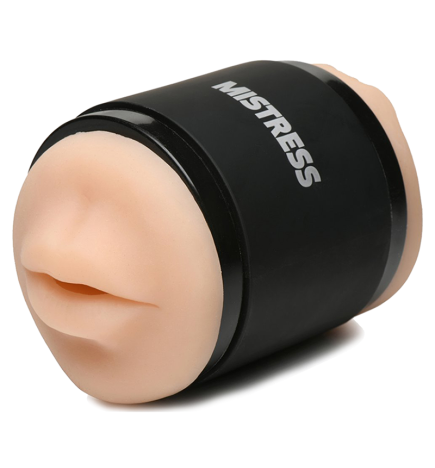 Double Shot Mouth and Pussy Stroker - Light