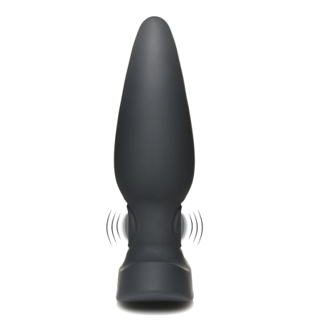 25X Pulsing and Vibrating Silicone Plug with Remote