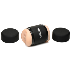 Double Shot Mouth and Ass Stroker - Light
