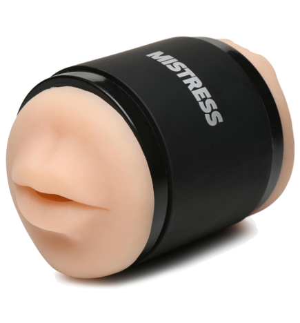 Double Shot Mouth and Ass Stroker - Light