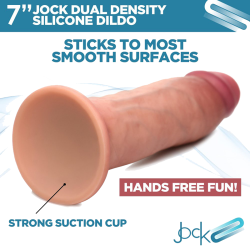 Ultra Realistic Dual Density Silicone Dildo - 7 Inch
