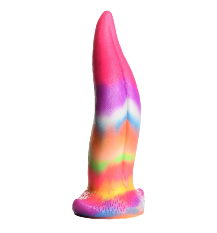 Unicorn Kiss Unicorn Tongue Glow-in-the-Dark Silicone Dildo
