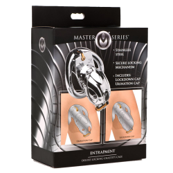 Entrapment Deluxe Locking Chastity Cage