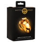 Midas 18K Gold-Plated Locking Chastity Cage