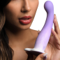 Slim G-Spot Silicone Purple and White Dildo