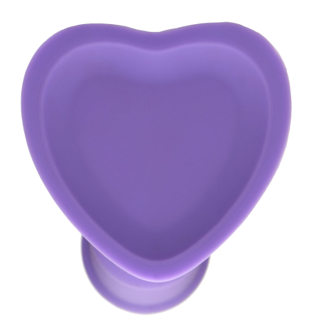 Swirl Silicone Purple Dildo