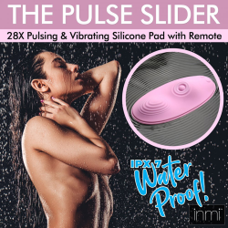 The Pulse Slider 28X Pulsing and Vibrating Silicone Pad with Re
