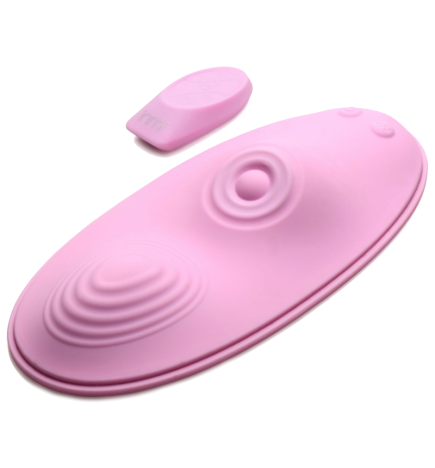 The Pulse Slider 28X Pulsing and Vibrating Silicone Pad with Re