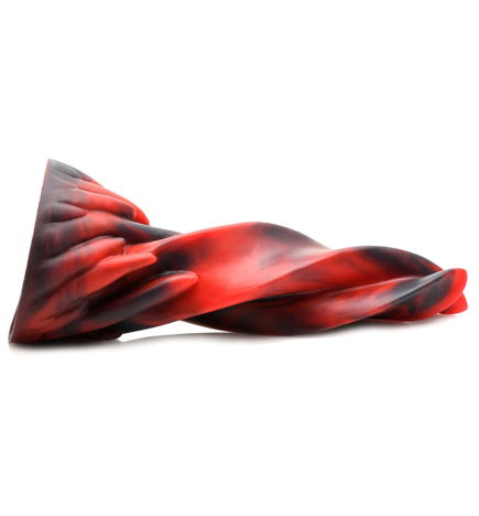 Hell Kiss Twisted Tongues Silicone Dildo