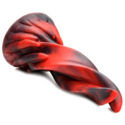 Hell Kiss Twisted Tongues Silicone Dildo