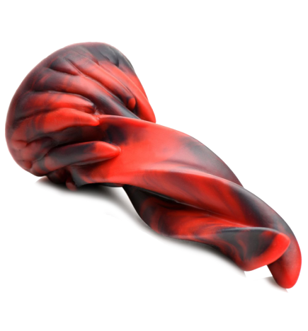 Hell Kiss Twisted Tongues Silicone Dildo