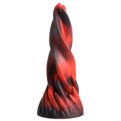 Hell Kiss Twisted Tongues Silicone Dildo