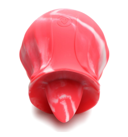 10X Pink Twirl Silicone Licking Rose