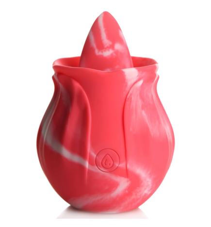 10X Pink Twirl Silicone Licking Rose