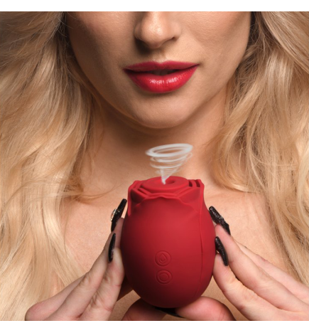 Mystic Rose Sucking and Vibrating Silicone Rose