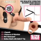 2 Inch Erection 28X Vibrating Silicone Penis Sheath - Light