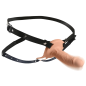 2 Inch Erection 28X Vibrating Silicone Penis Sheath - Light