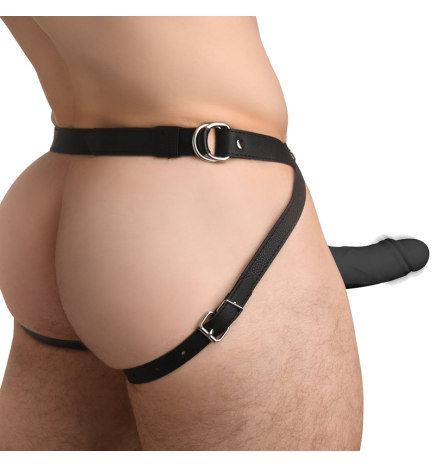 2 Inch Erection 28X Vibrating Silicone Penis Sheath - Black
