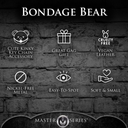 BDSM Teddy Bear Keychain
